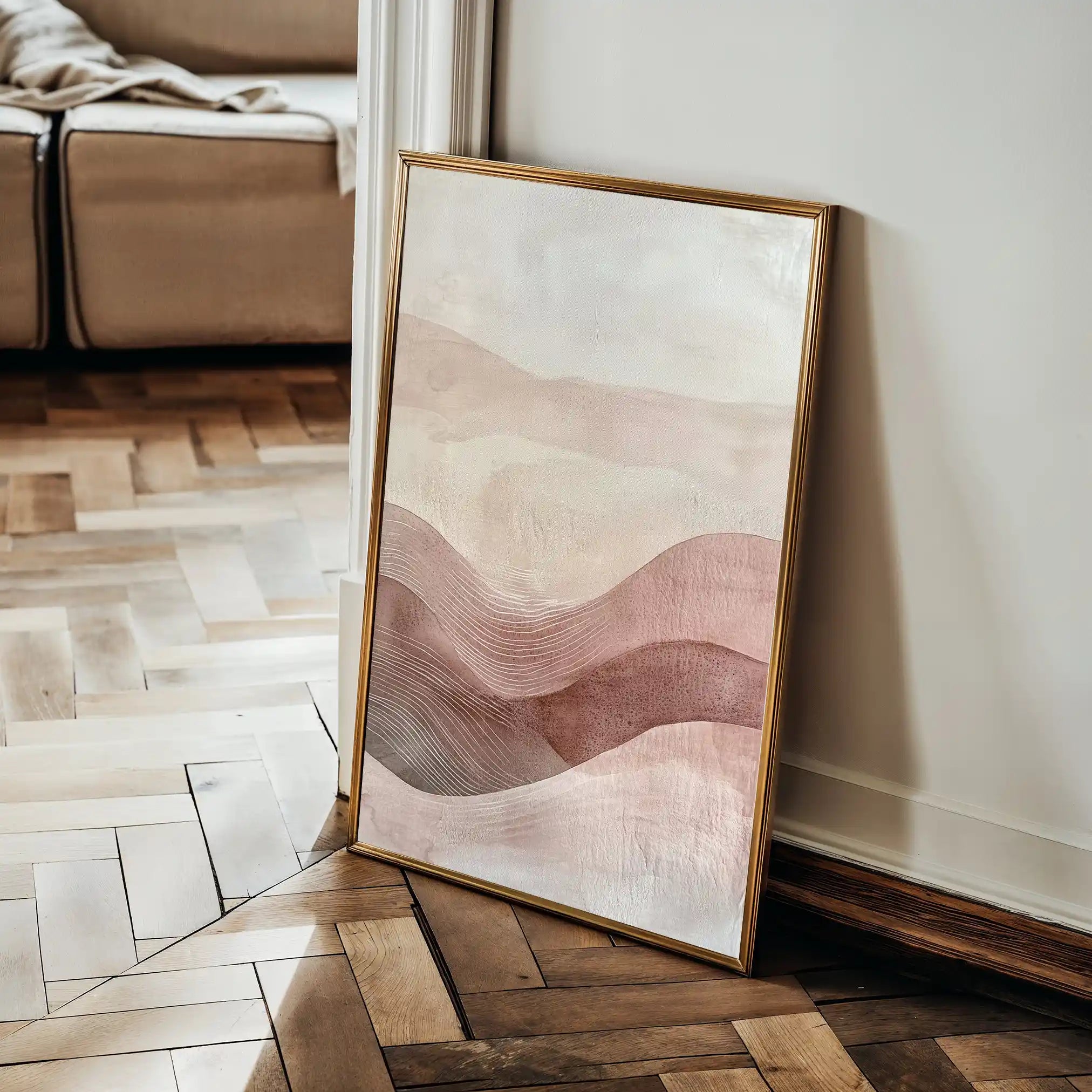 Boho 162 Canvas Art 90 x 60 cm / Stretched on hidden frame