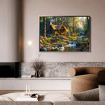 Landscape 162 Canvas Art 90 x 60 cm / Stretched on hidden frame