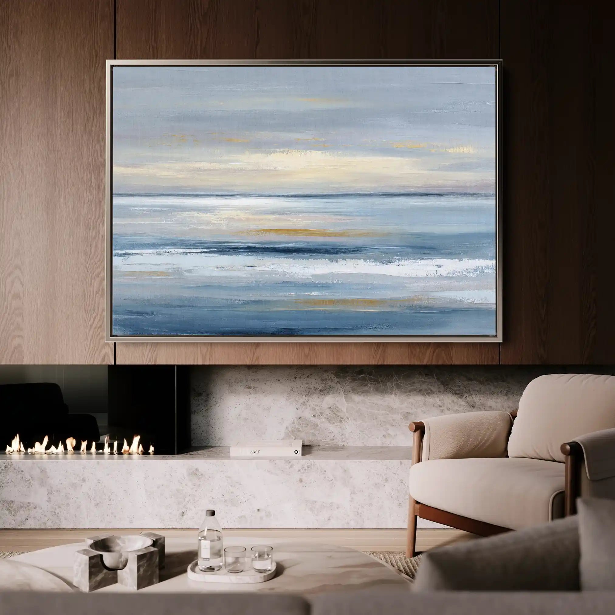 Abstract 1621 Canvas Art 60 x 40 cm / Stretched on hidden frame