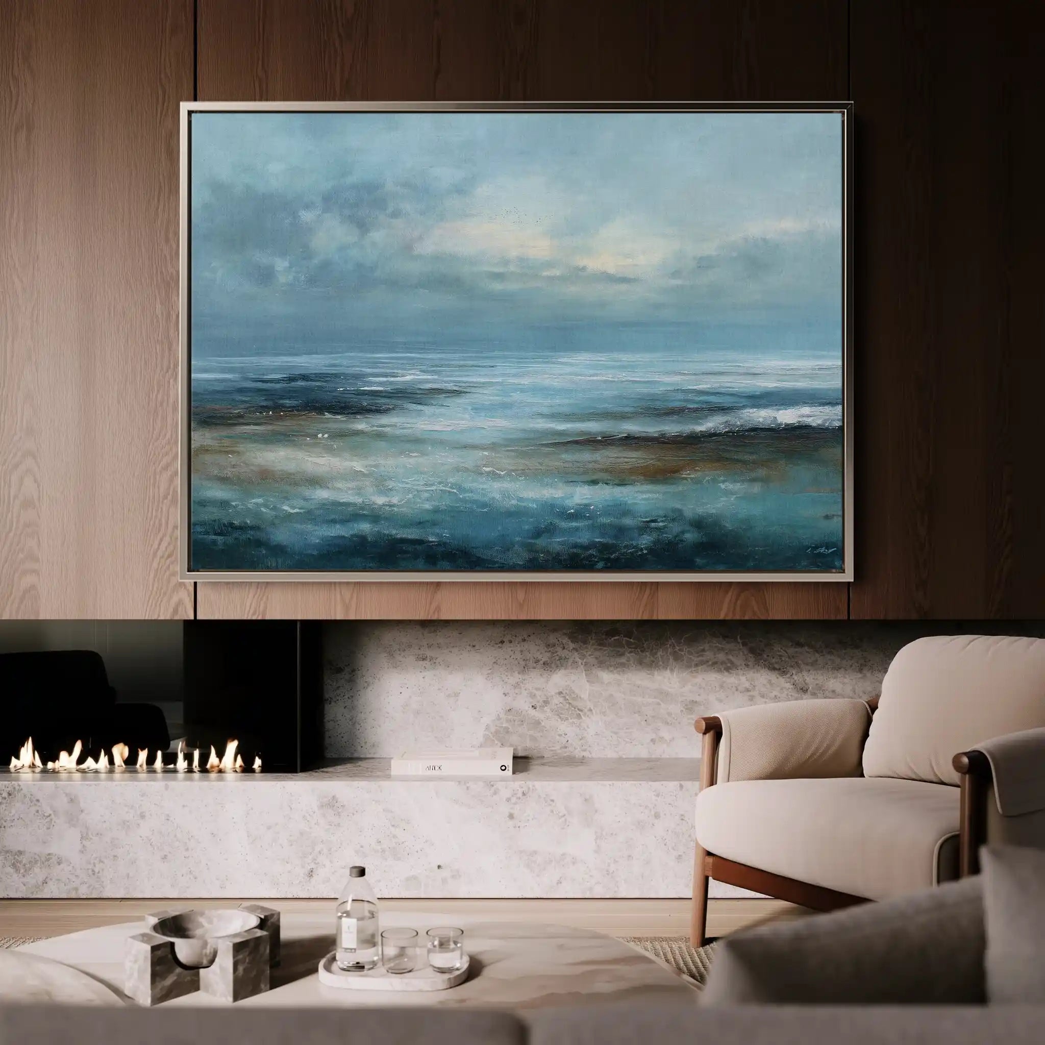 Abstract 1626 Canvas Art 60 x 40 cm / Stretched on hidden frame