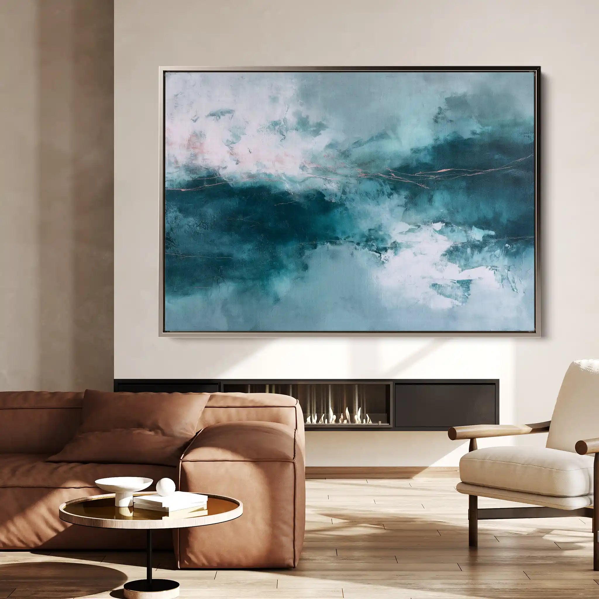 Abstract 1627 Canvas Art 60 x 40 cm / Stretched on hidden frame