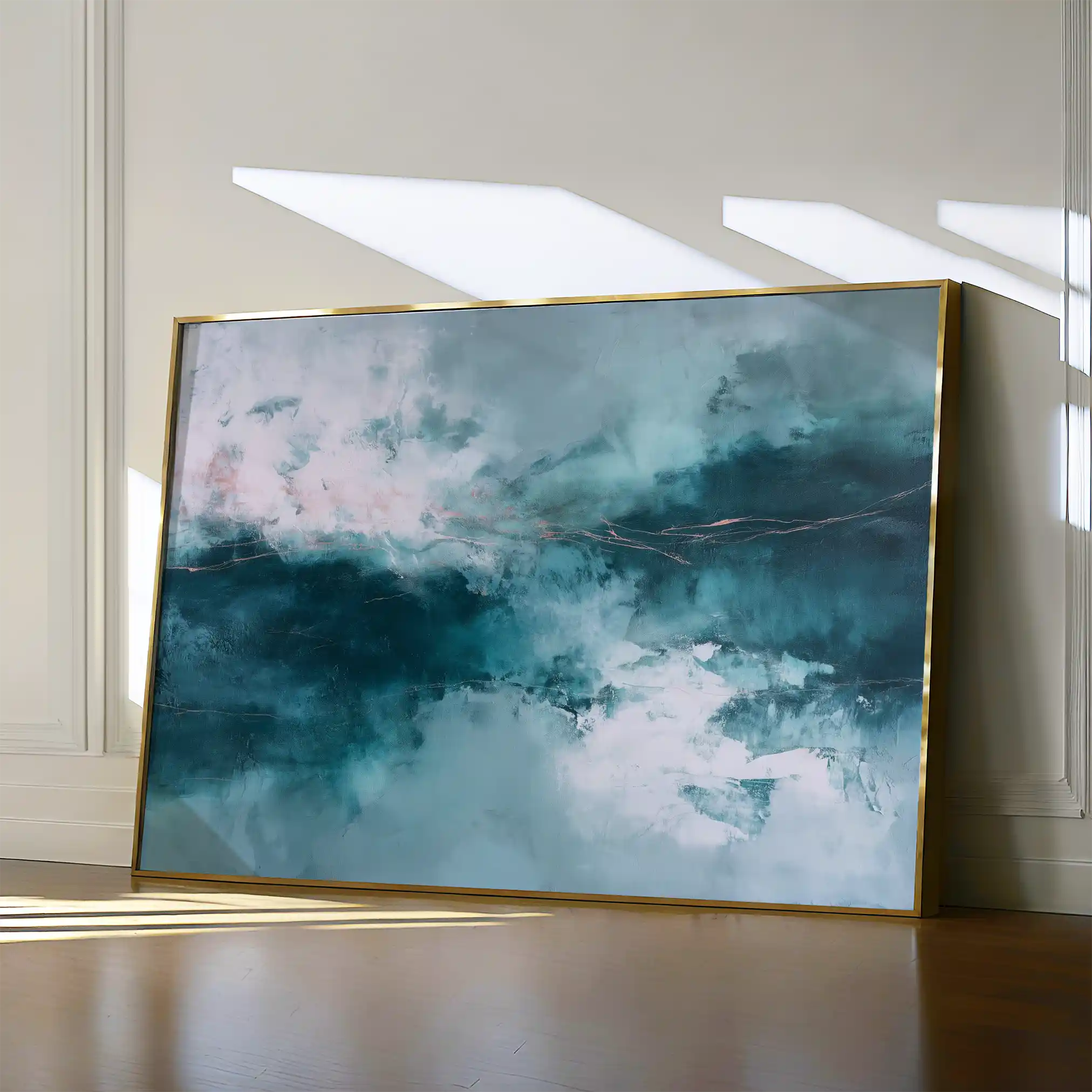 Abstract 1627 Canvas Art 60 x 40 cm / Stretched on hidden frame