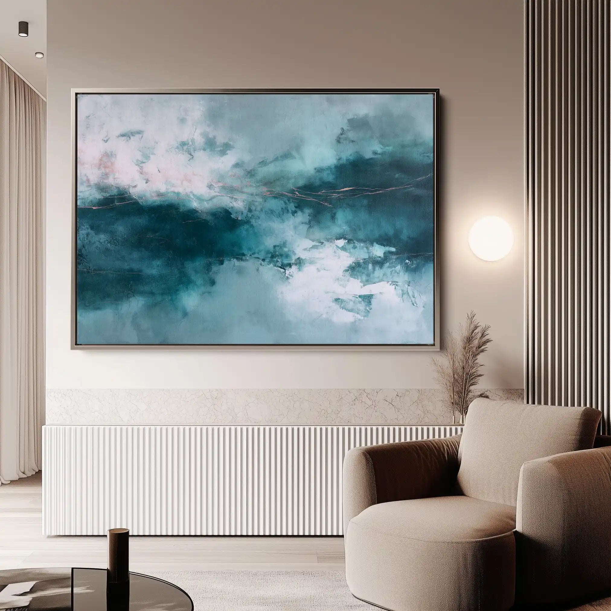Abstract 1627 Canvas Art 60 x 40 cm / Stretched on hidden frame