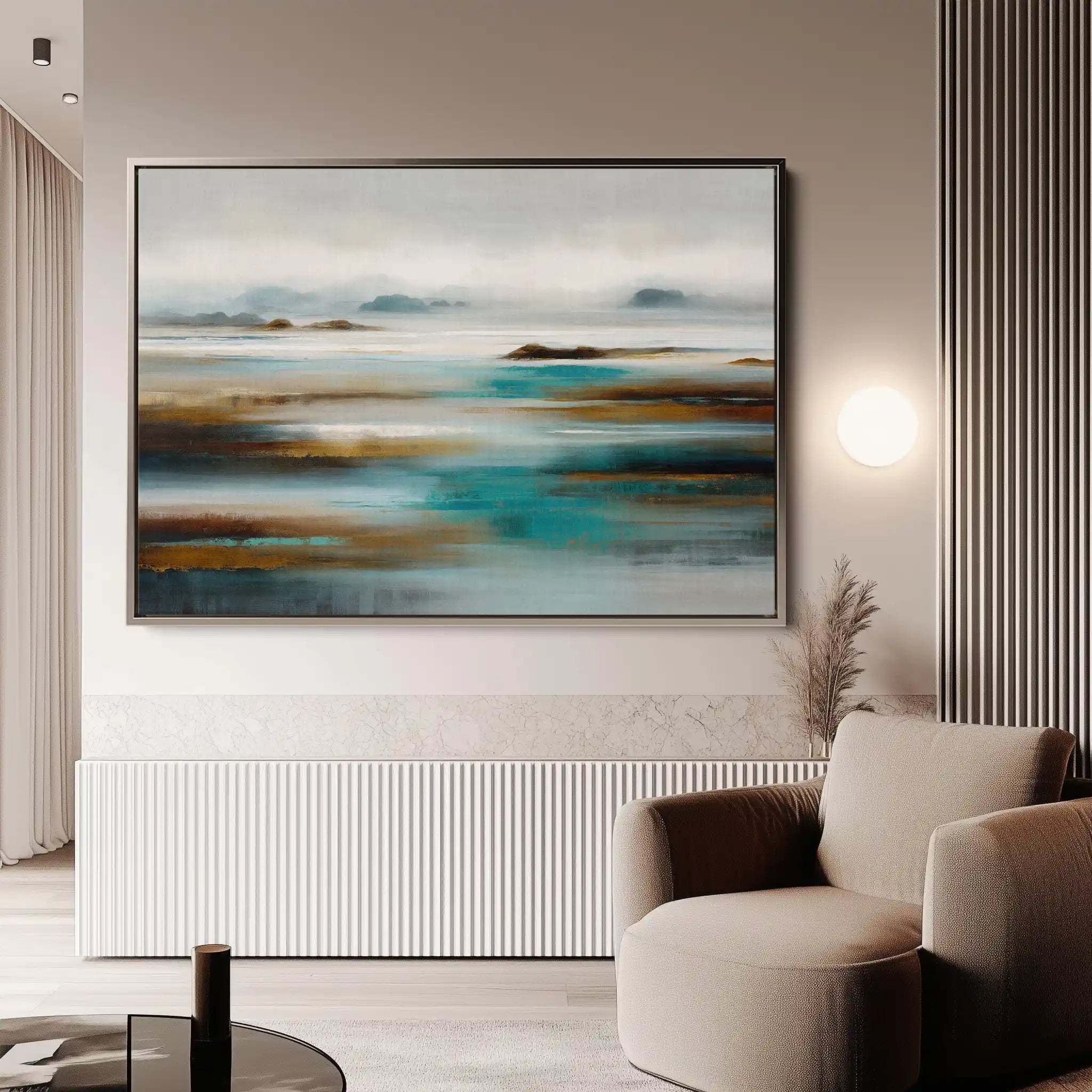 Abstract 1628 Canvas Art 60 x 40 cm / Stretched on hidden frame