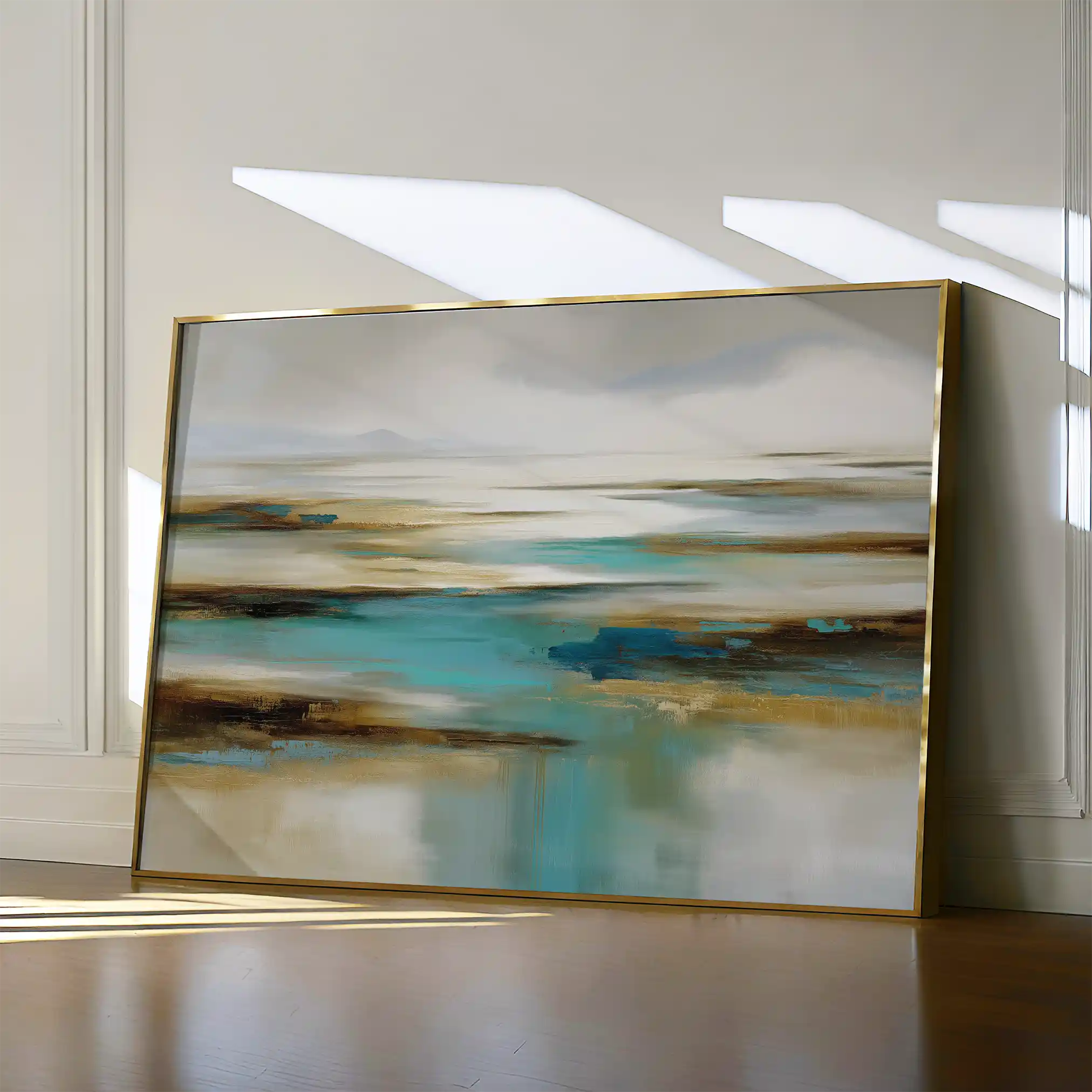 Abstract 1629 Canvas Art 60 x 40 cm / Stretched on hidden frame