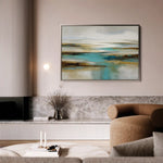 Abstract 1629 Canvas Art 60 x 40 cm / Stretched on hidden frame