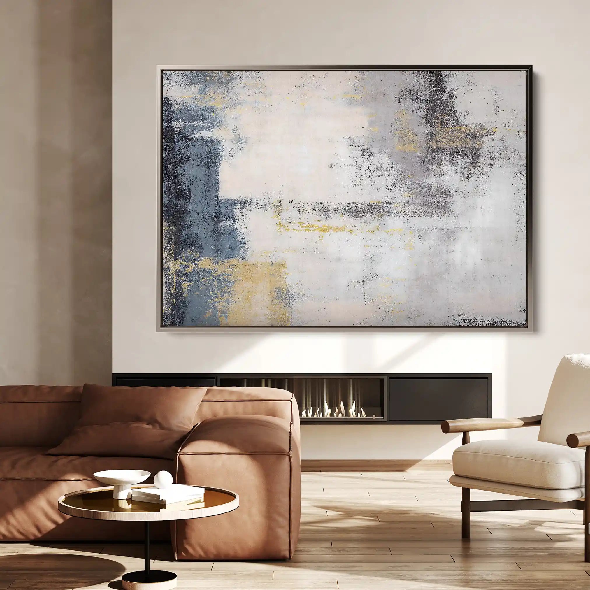 Abstract 163 Canvas Art 60 x 40 cm / Stretched on hidden frame
