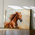 Horses 163 Canvas Art 90 x 60 cm / Stretched on hidden frame