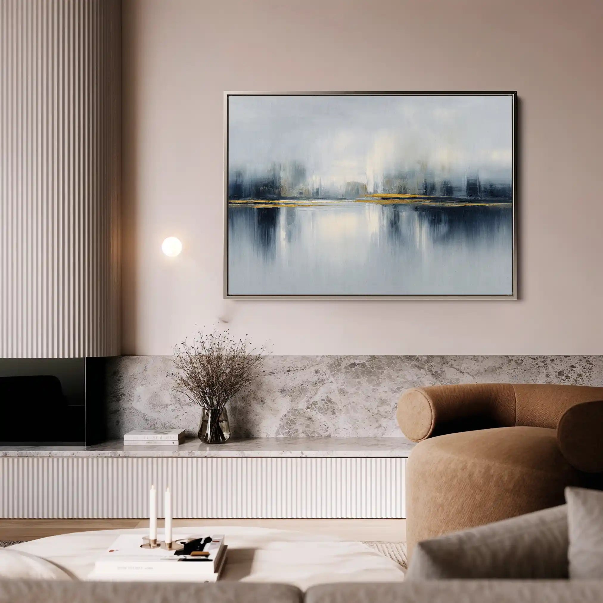Abstract 1634 Canvas Art 60 x 40 cm / Stretched on hidden frame