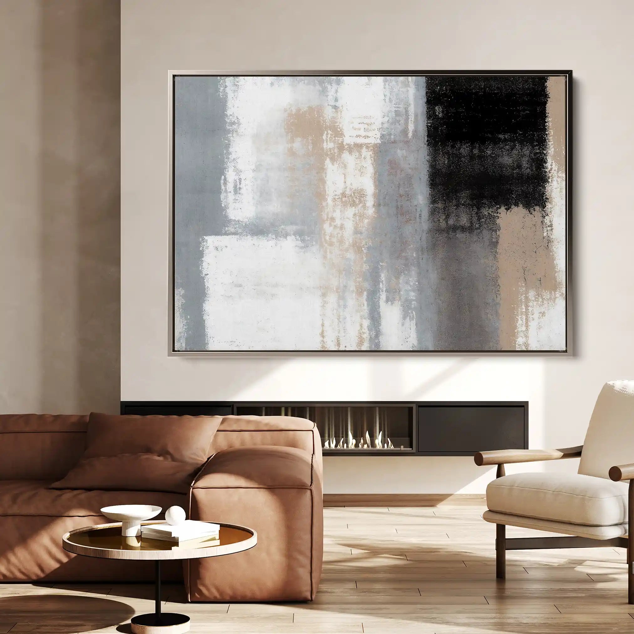 Abstract 164 Canvas Art 60 x 40 cm / Stretched on hidden frame