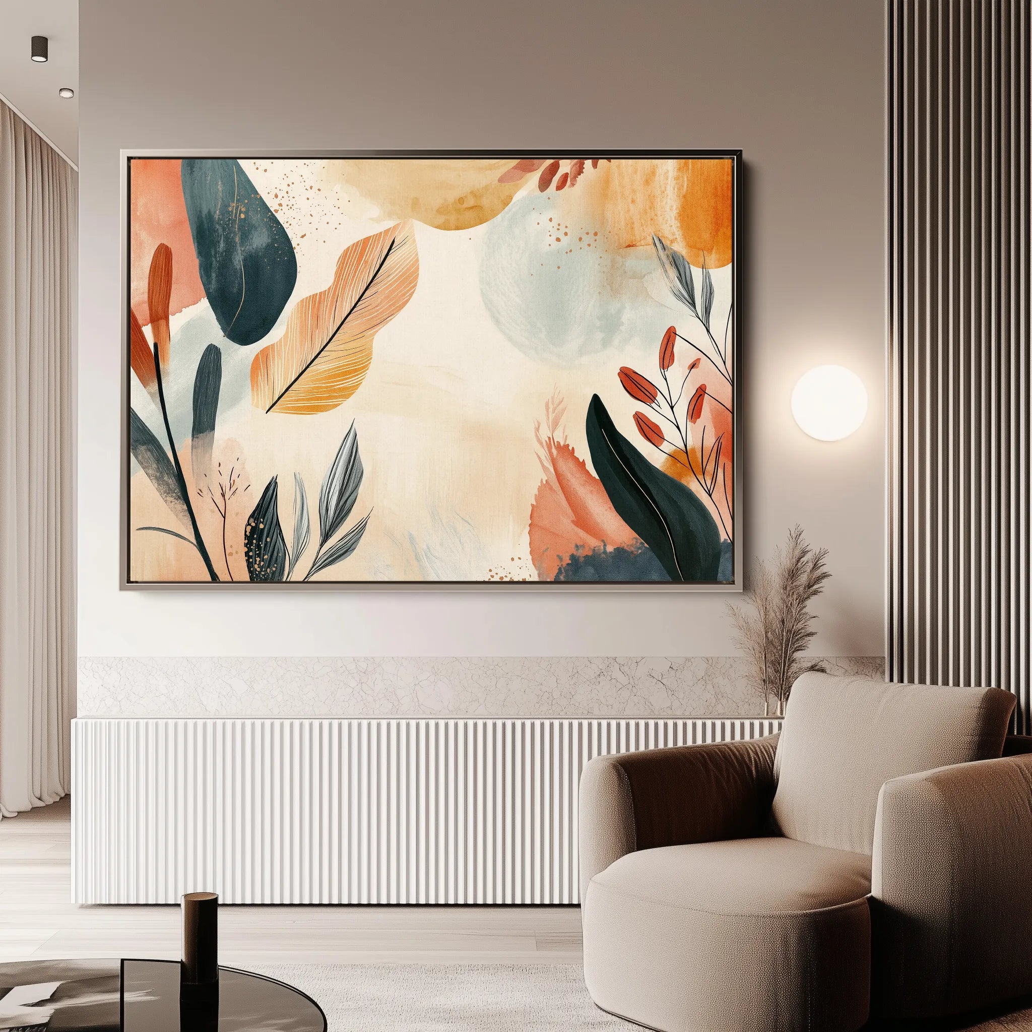 Boho Canvas Wall Art WAD164-BH 90 x 60 cm / Stretched on hidden frame