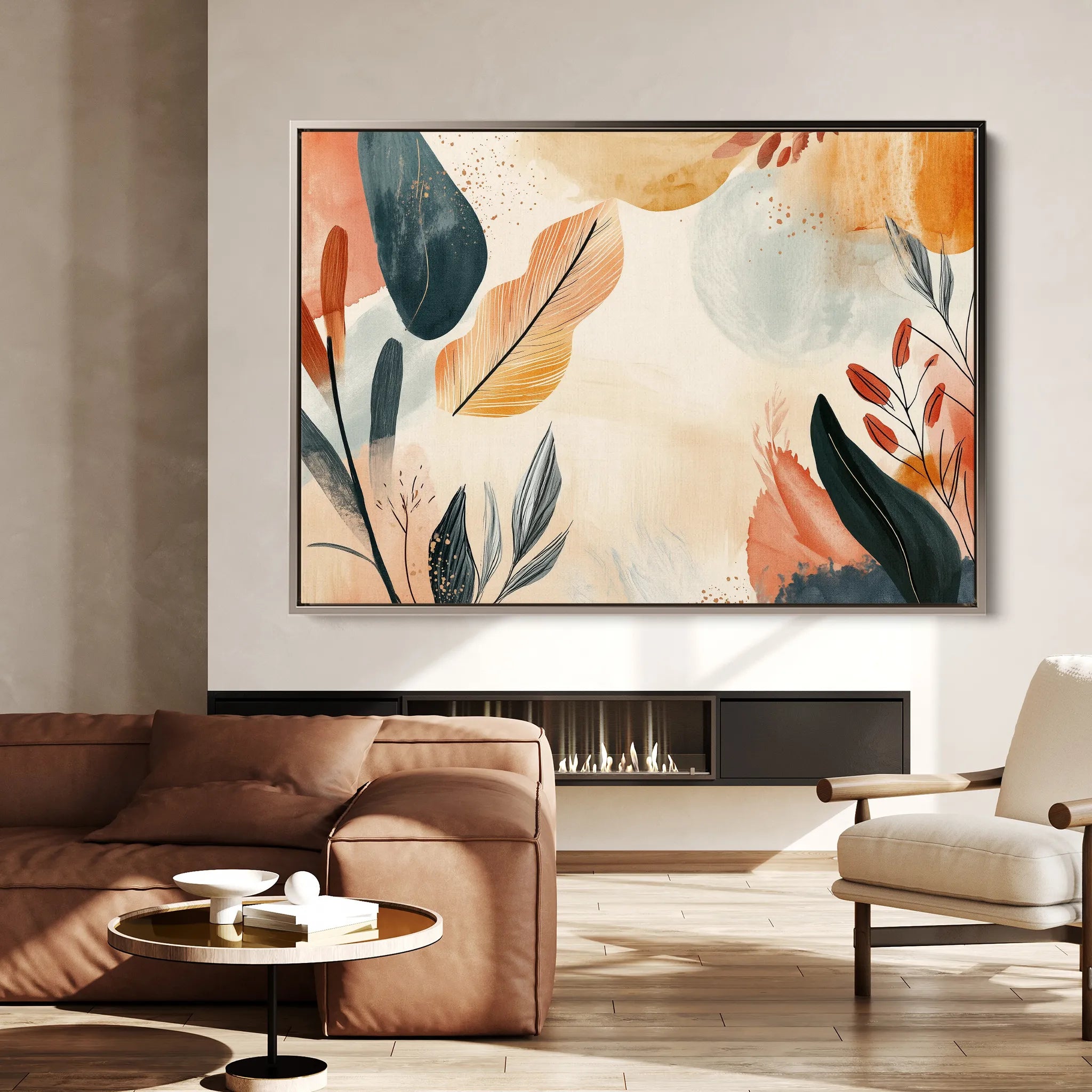 Boho Canvas Wall Art WAD164-BH 90 x 60 cm / Stretched on hidden frame