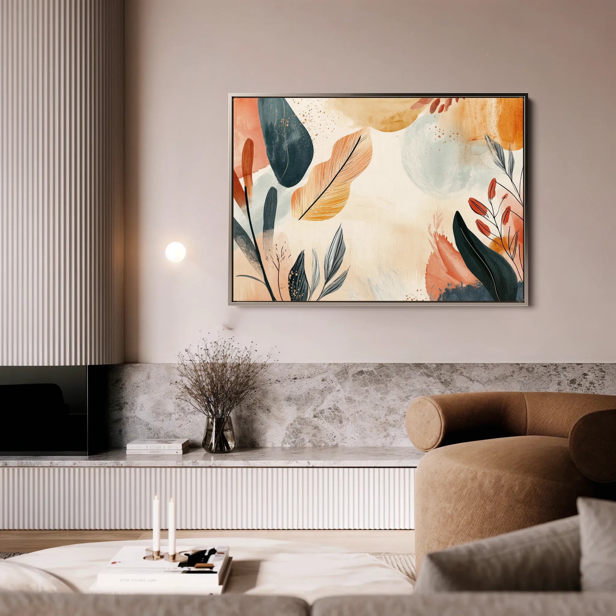 Boho Canvas Wall Art WAD164-BH 90 x 60 cm / Stretched on hidden frame