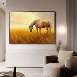 Horses 164 Canvas Art 90 x 60 cm / Stretched on hidden frame