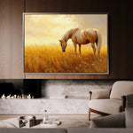 Horses 164 Canvas Art 90 x 60 cm / Stretched on hidden frame