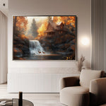 Landscape 164 Canvas Art 90 x 60 cm / Stretched on hidden frame