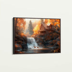 Landscape 164 Canvas Art 90 x 60 cm / Stretched on hidden frame