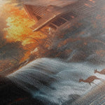 Landscape 164 Canvas Art 90 x 60 cm / Stretched on hidden frame