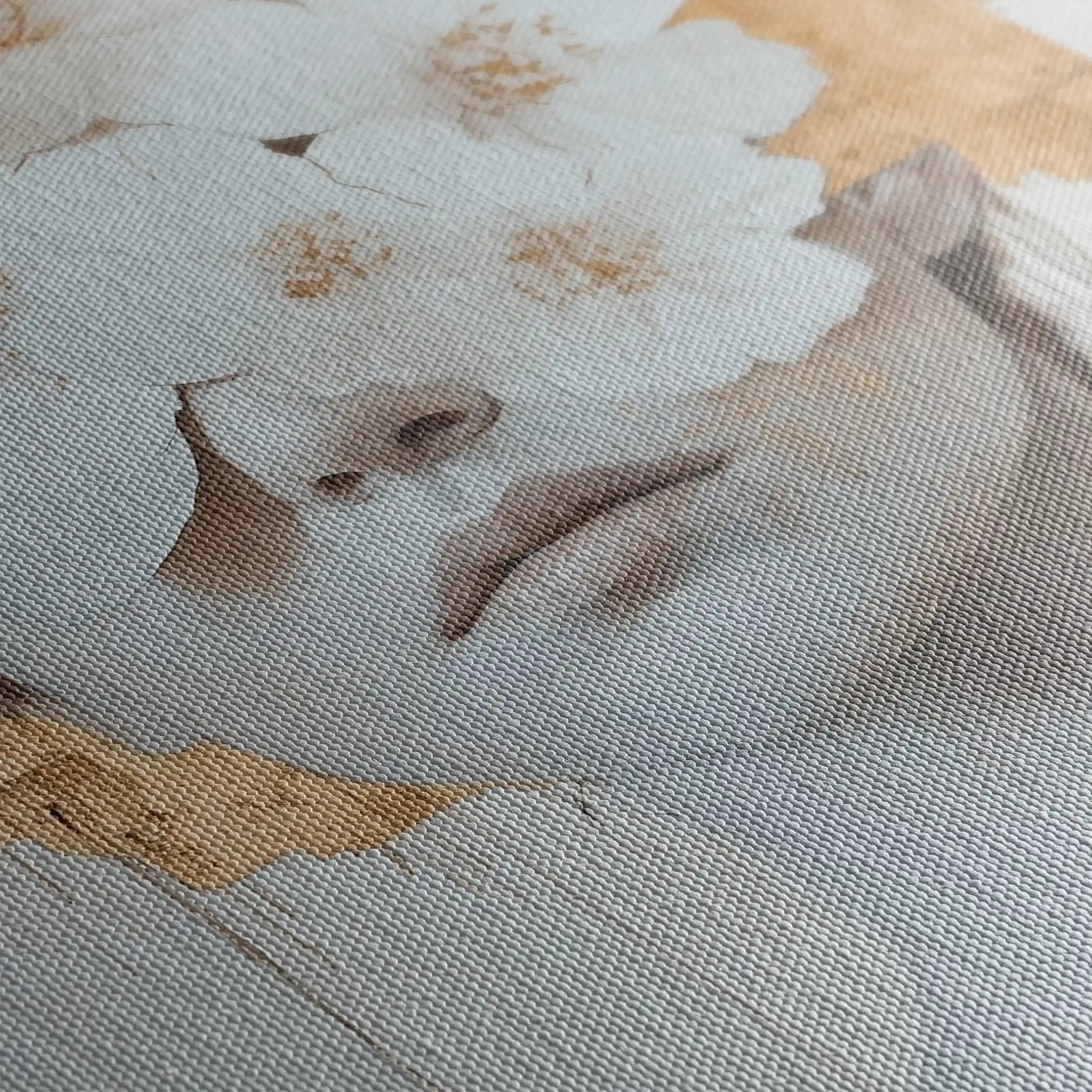 Portrait 164 Canvas Art 90 x 60 cm / Stretched on hidden frame