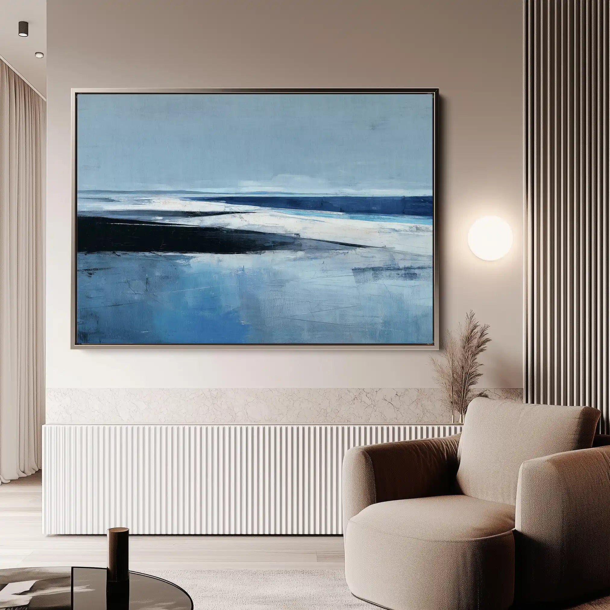 Abstract 1643 Canvas Art 60 x 40 cm / Stretched on hidden frame