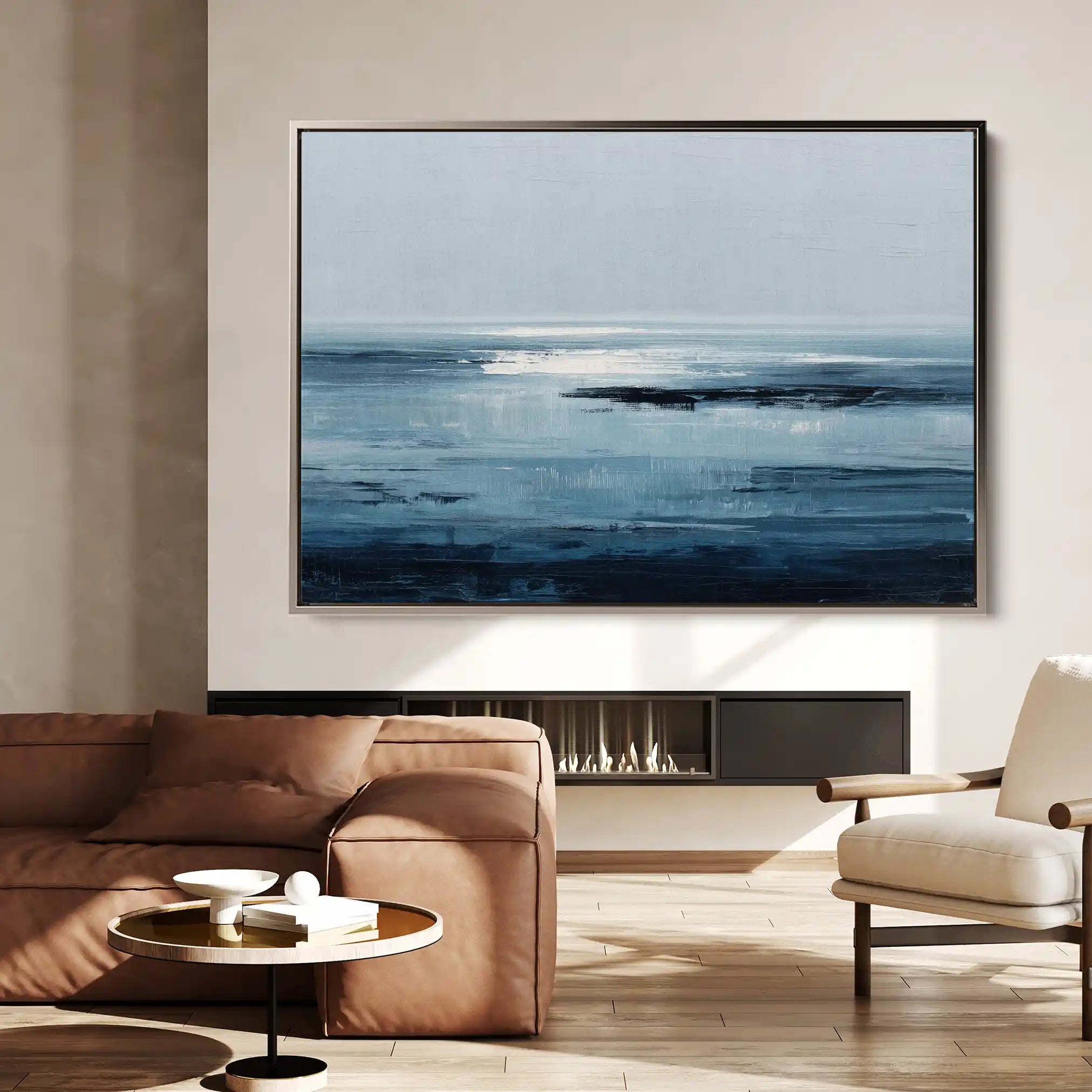 Abstract 1644 Canvas Art 60 x 40 cm / Stretched on hidden frame