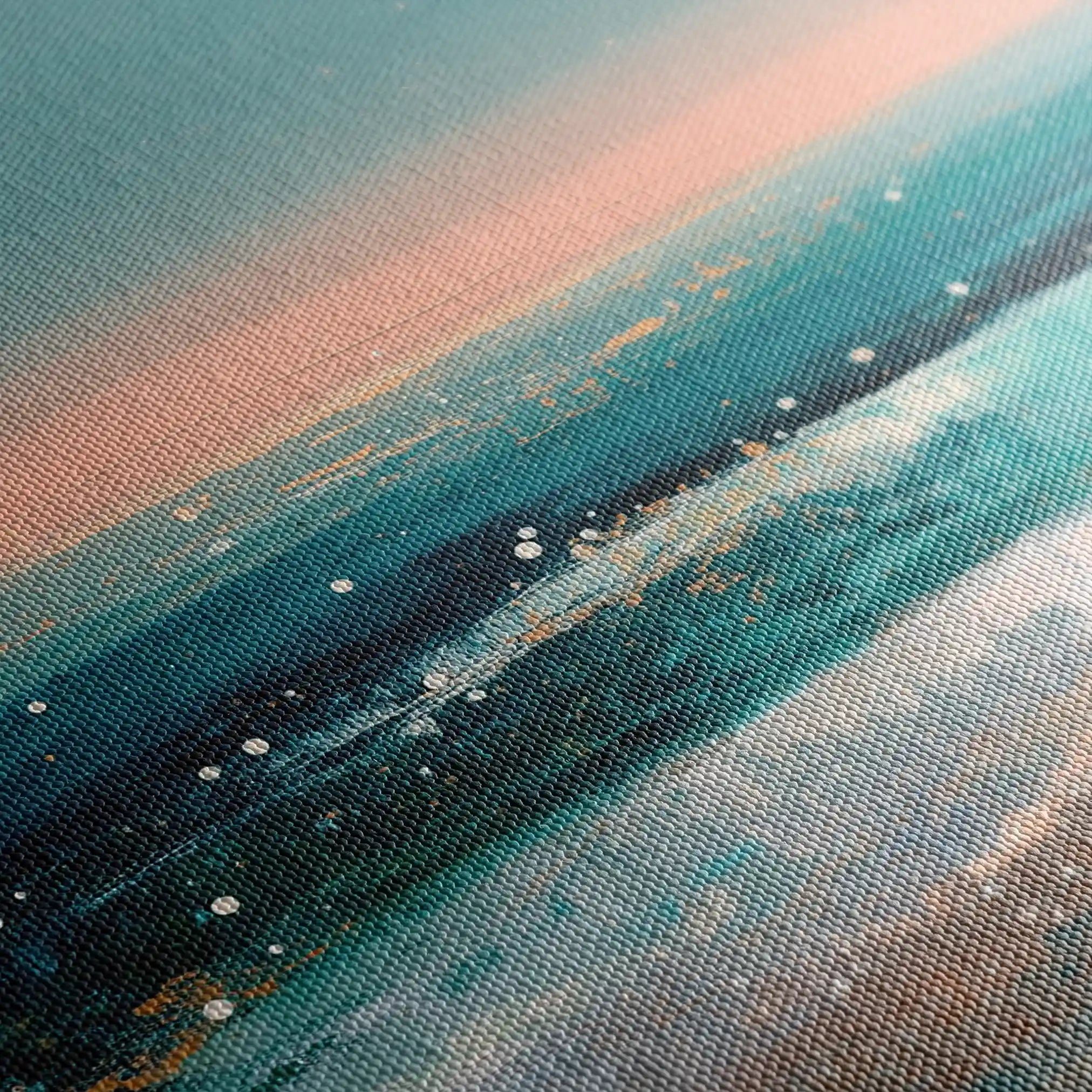 Abstract 1645 Canvas Art 60 x 40 cm / Stretched on hidden frame