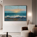 Abstract 1647 Canvas Art 60 x 40 cm / Stretched on hidden frame