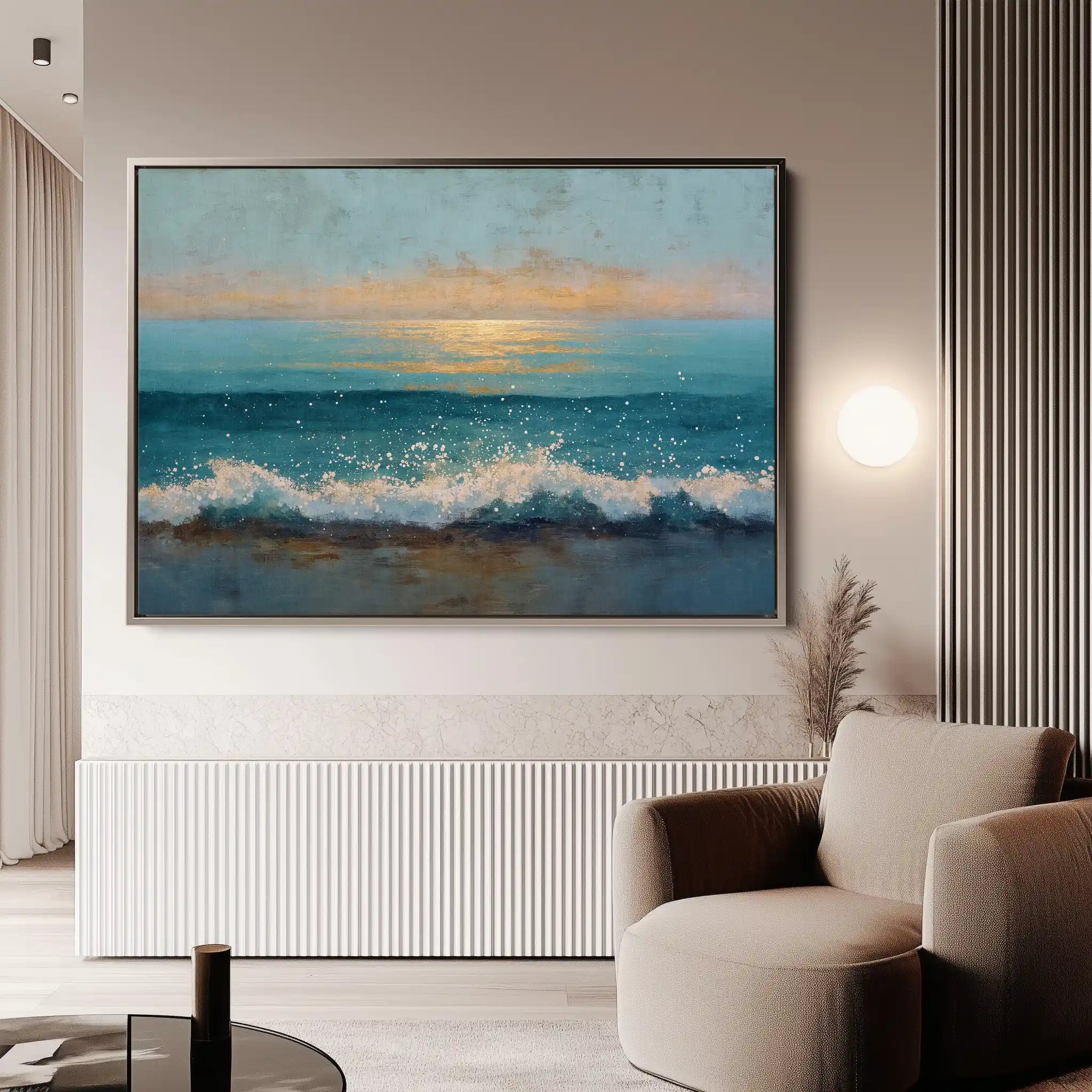 Abstract 1647 Canvas Art 60 x 40 cm / Stretched on hidden frame