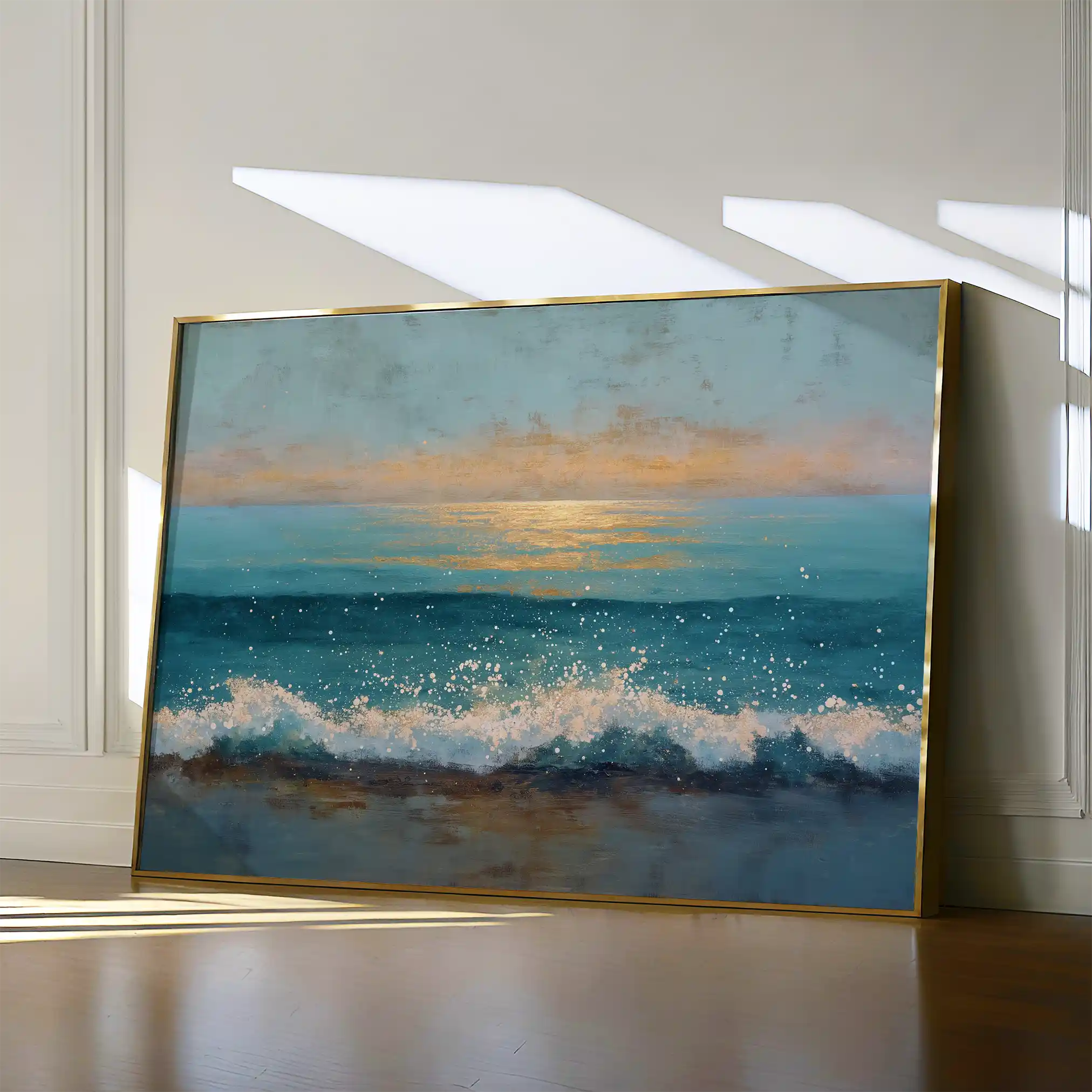 Abstract 1647 Canvas Art 60 x 40 cm / Stretched on hidden frame