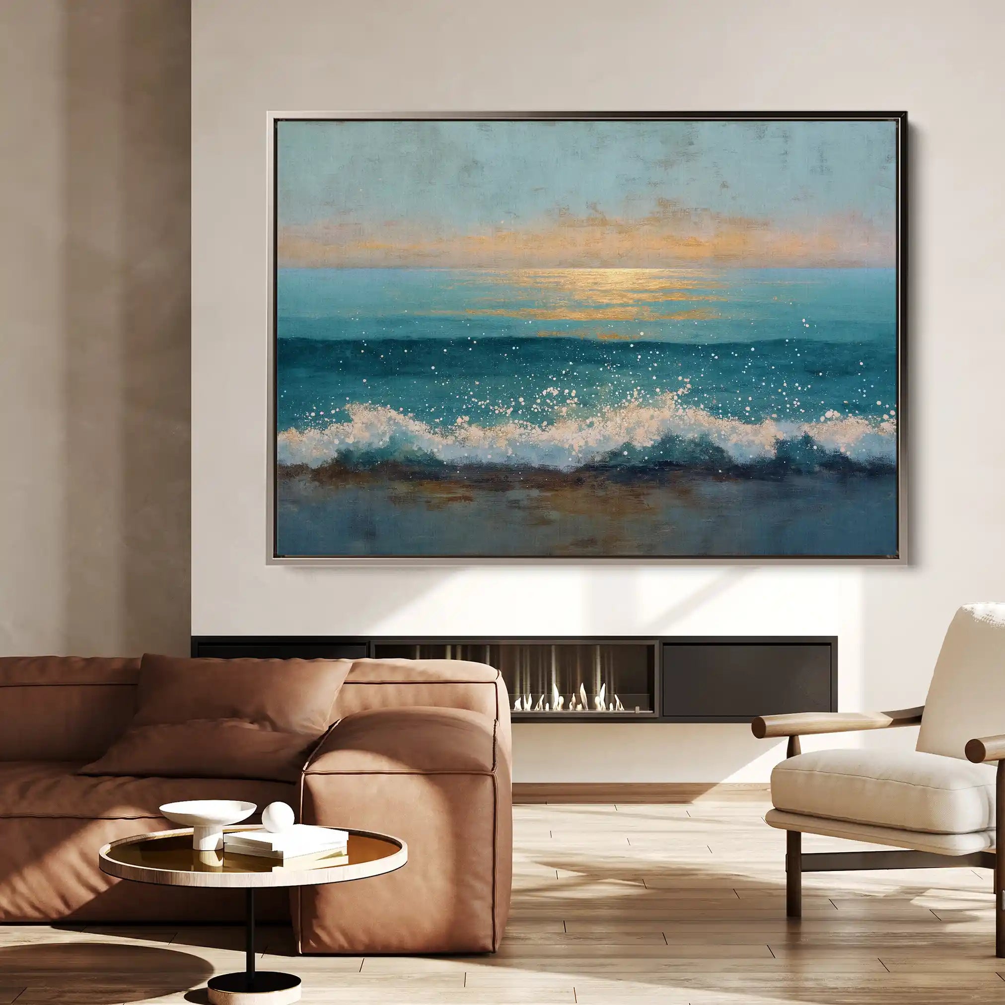 Abstract 1647 Canvas Art 60 x 40 cm / Stretched on hidden frame