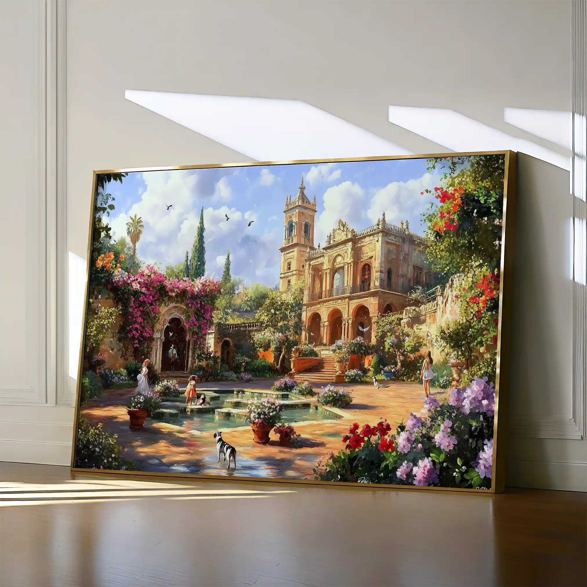 Landscape 165 Canvas Art 90 x 60 cm / Stretched on hidden frame