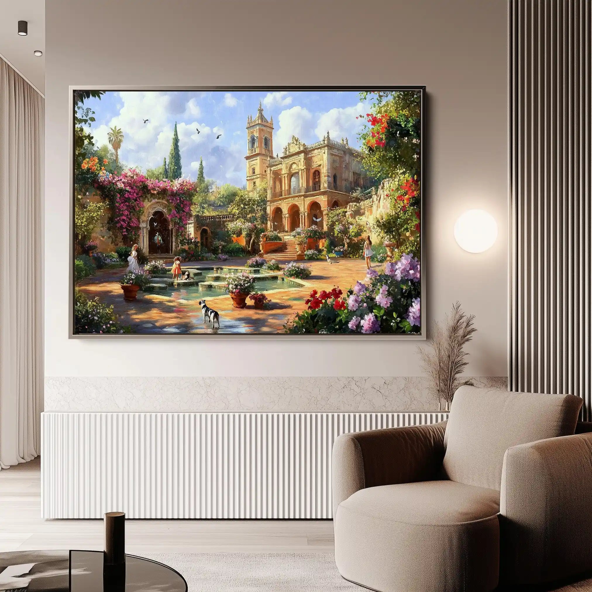 Landscape 165 Canvas Art 90 x 60 cm / Stretched on hidden frame