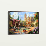 Landscape 165 Canvas Art 90 x 60 cm / Stretched on hidden frame