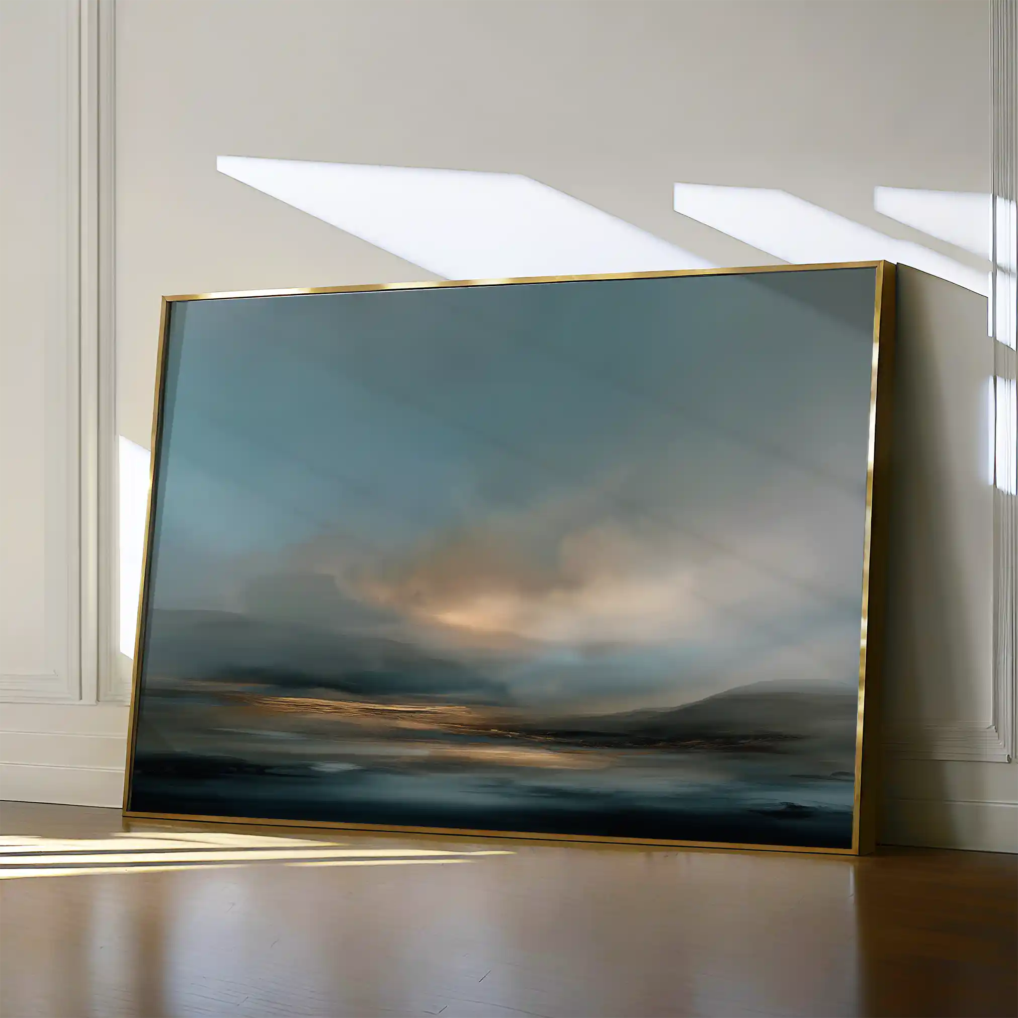 Abstract 1654 Canvas Art 60 x 40 cm / Stretched on hidden frame