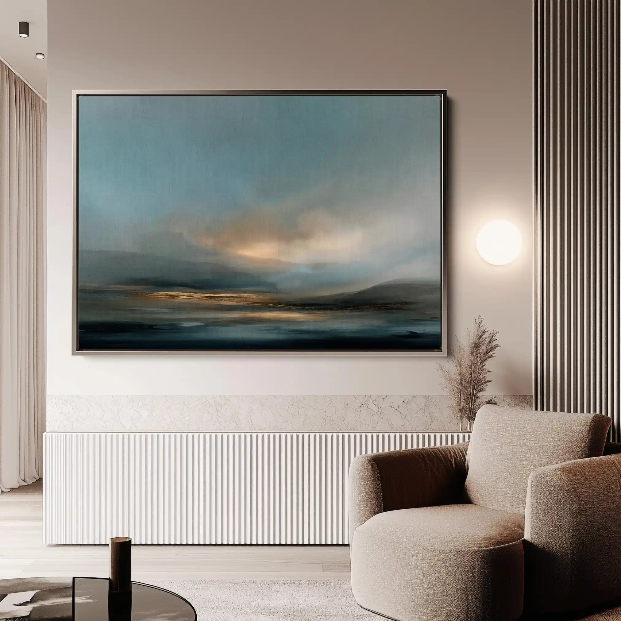 Abstract 1654 Canvas Art 60 x 40 cm / Stretched on hidden frame