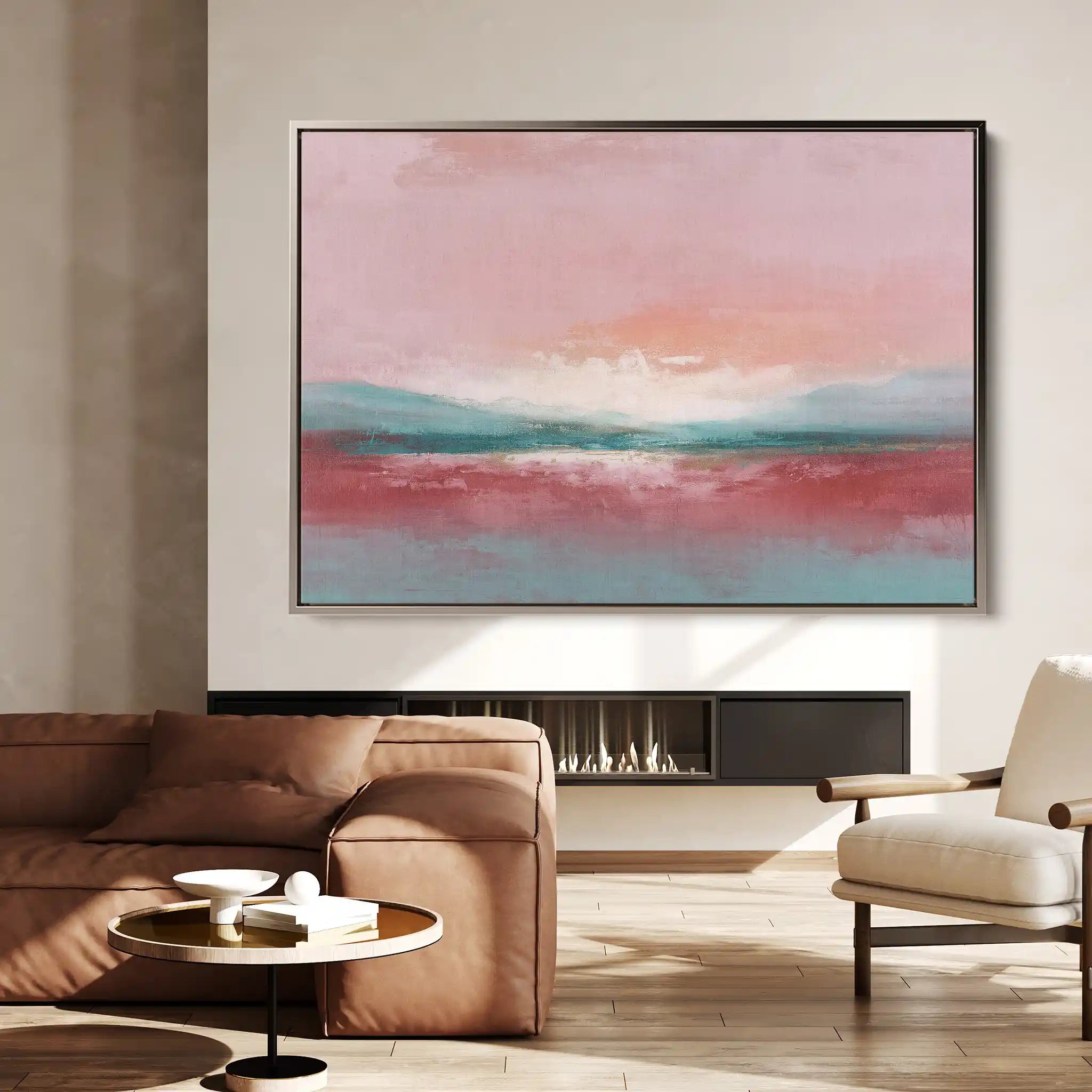 Abstract 1658 Canvas Art 60 x 40 cm / Stretched on hidden frame