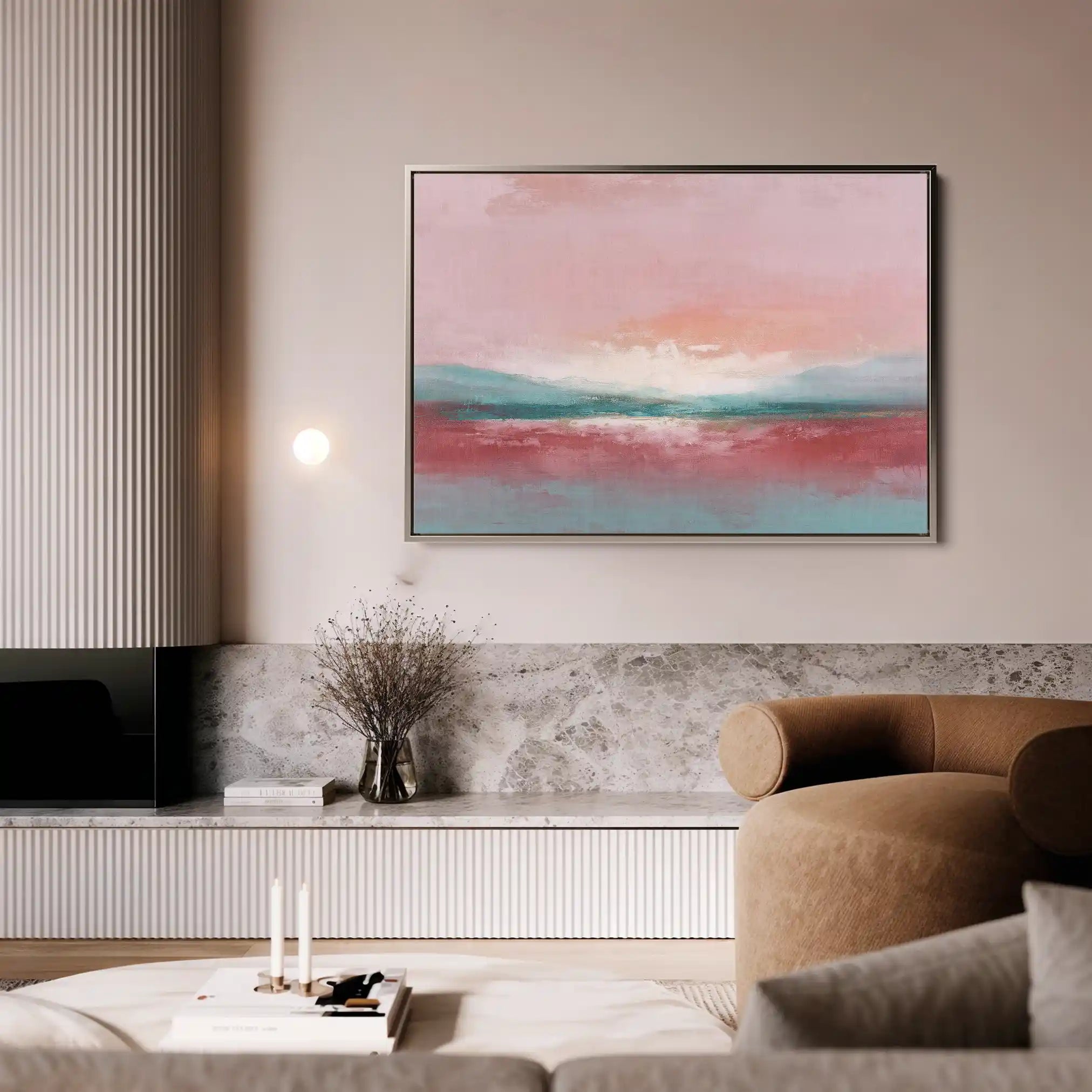 Abstract 1658 Canvas Art 60 x 40 cm / Stretched on hidden frame