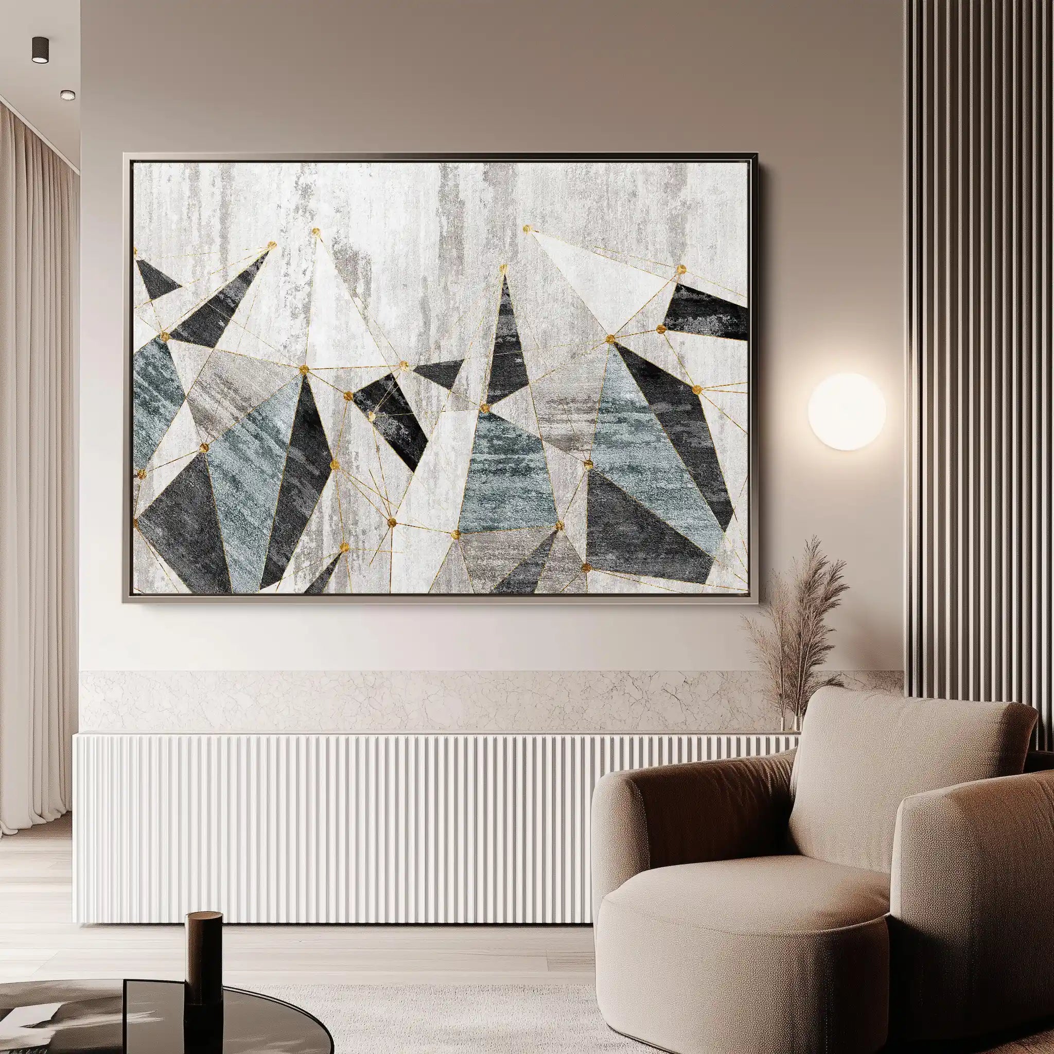 Abstract 166 Canvas Art 60 x 40 cm / Stretched on hidden frame