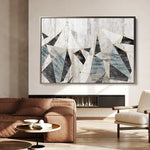 Abstract 166 Canvas Art 60 x 40 cm / Stretched on hidden frame