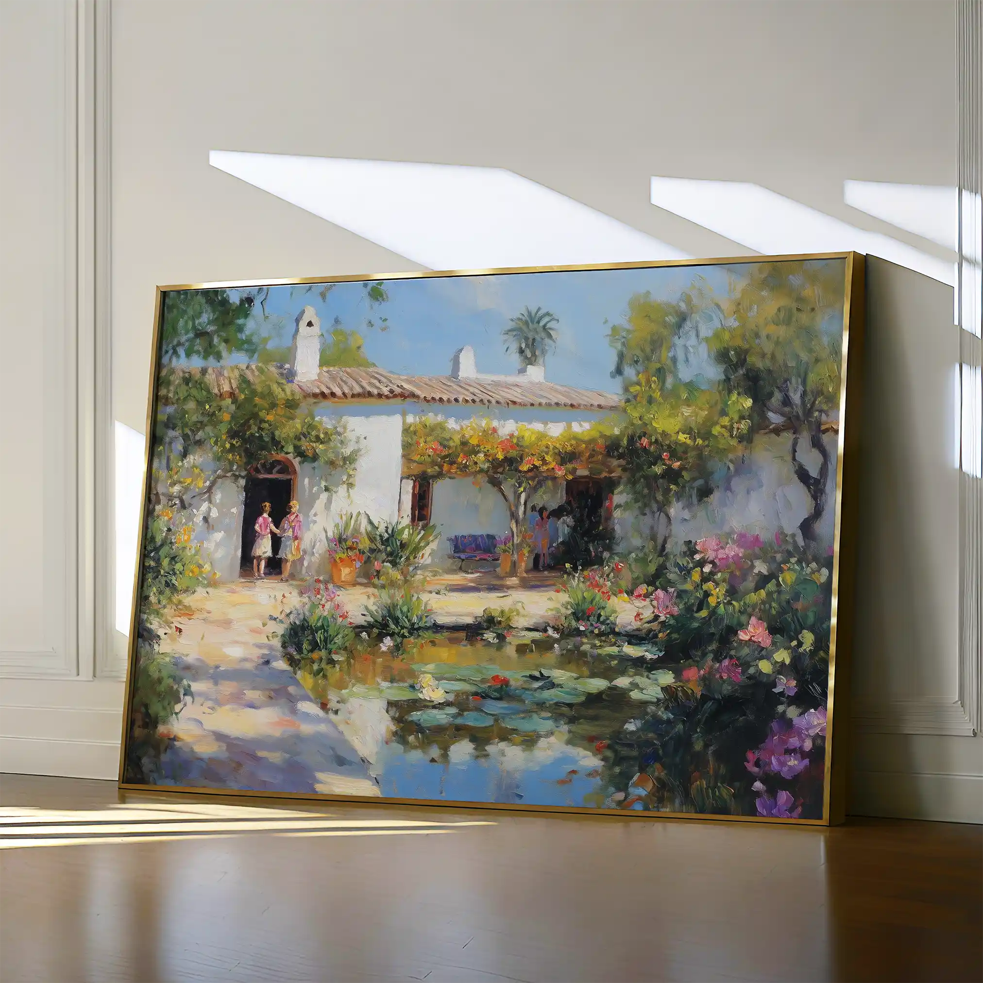 Landscape 166 Canvas Art 90 x 60 cm / Stretched on hidden frame