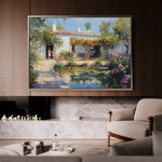 Landscape 166 Canvas Art 90 x 60 cm / Stretched on hidden frame