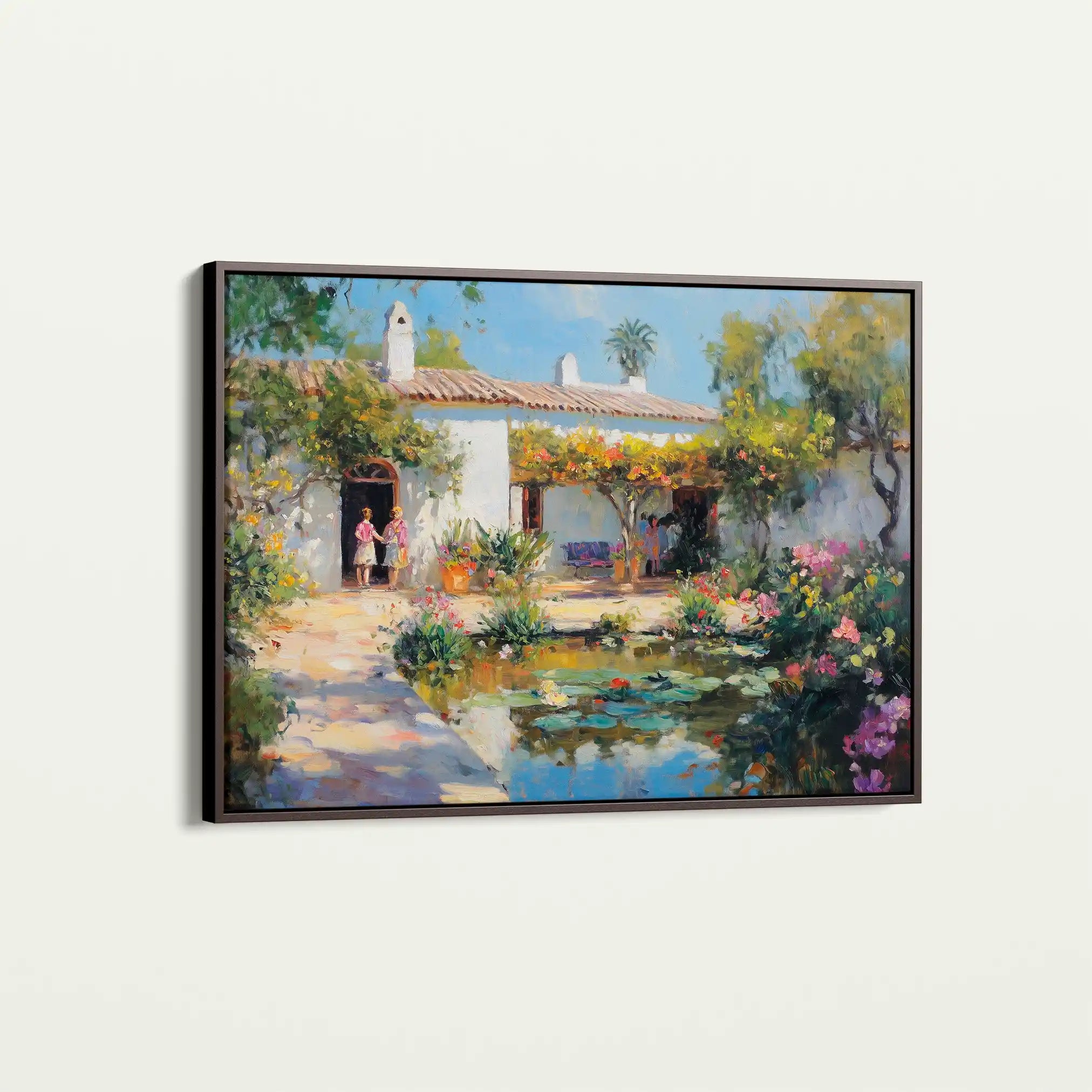 Landscape 166 Canvas Art 90 x 60 cm / Stretched on hidden frame