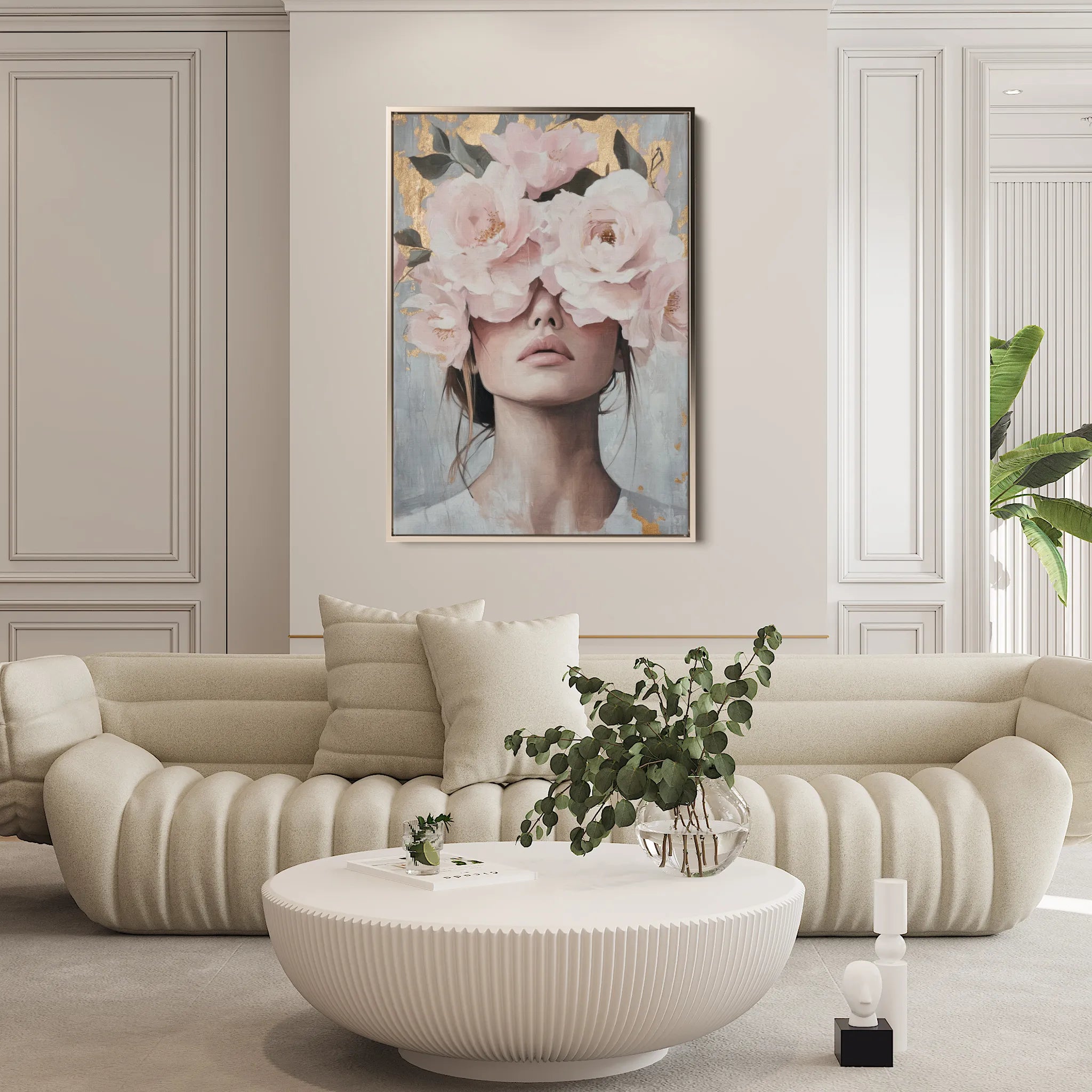 Portrait Canvas Wall Art WAD166-P 90 x 60 cm / Stretched on hidden frame