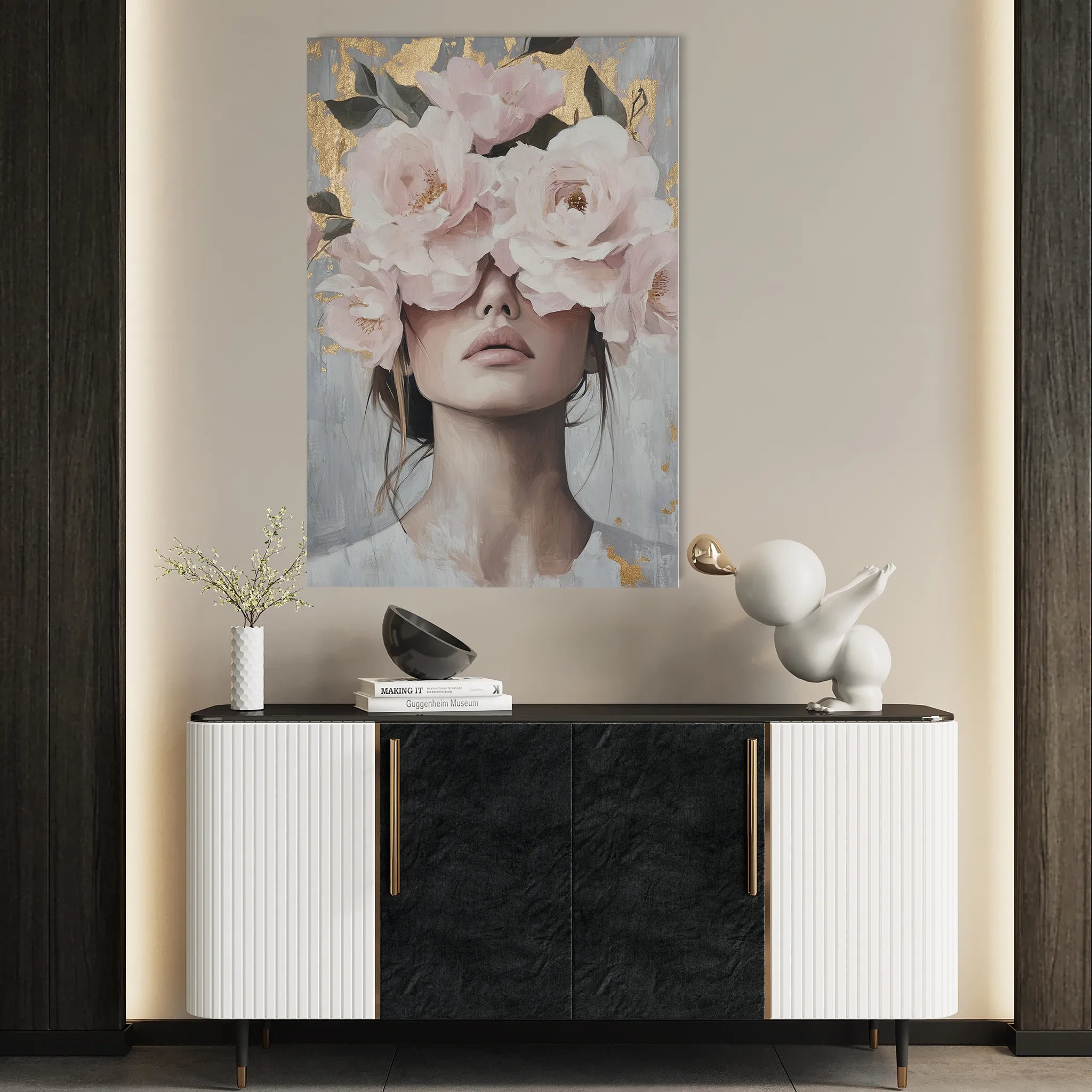 Portrait Canvas Wall Art WAD166-P 90 x 60 cm / Stretched on hidden frame
