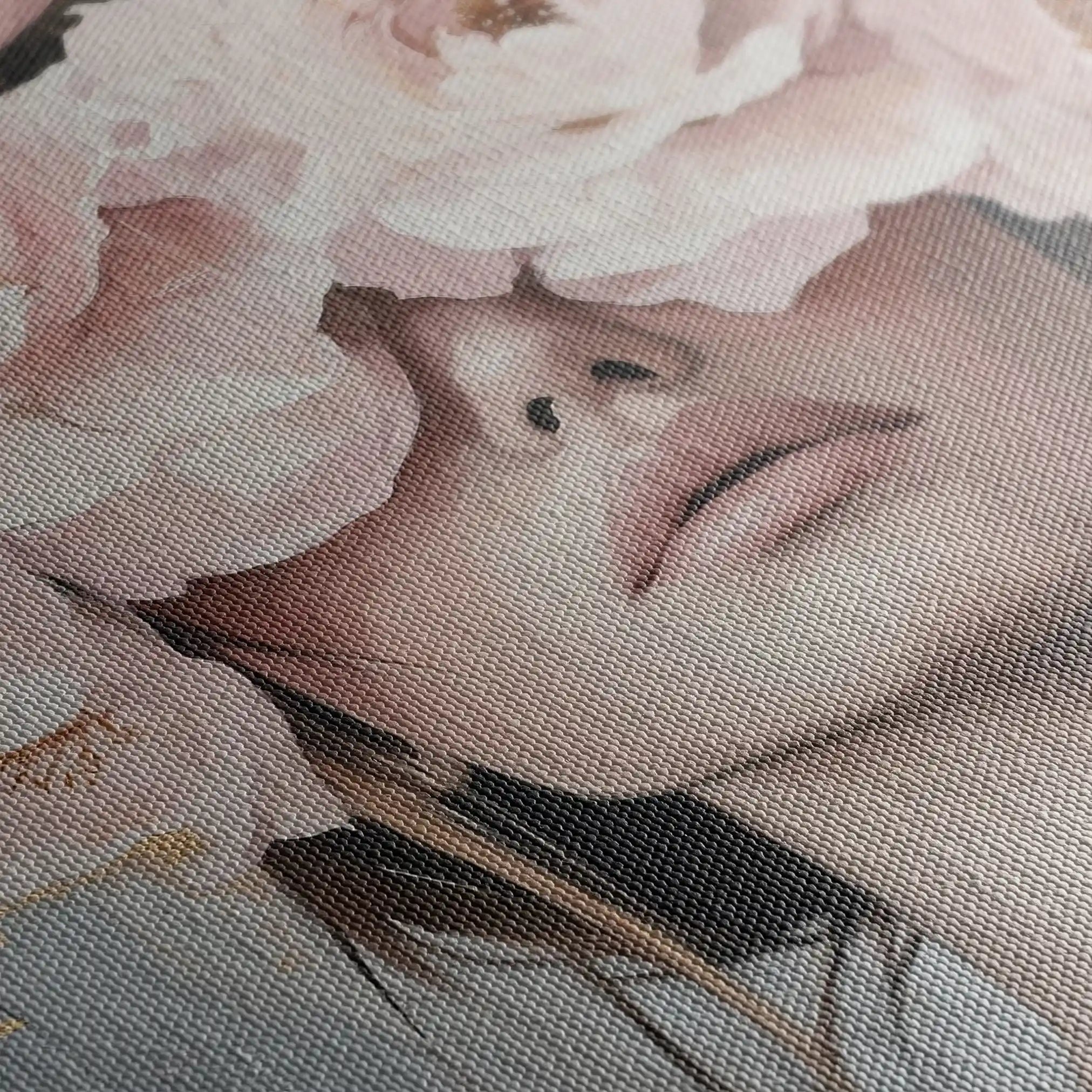 Portrait 166 Canvas Art 90 x 60 cm / Stretched on hidden frame