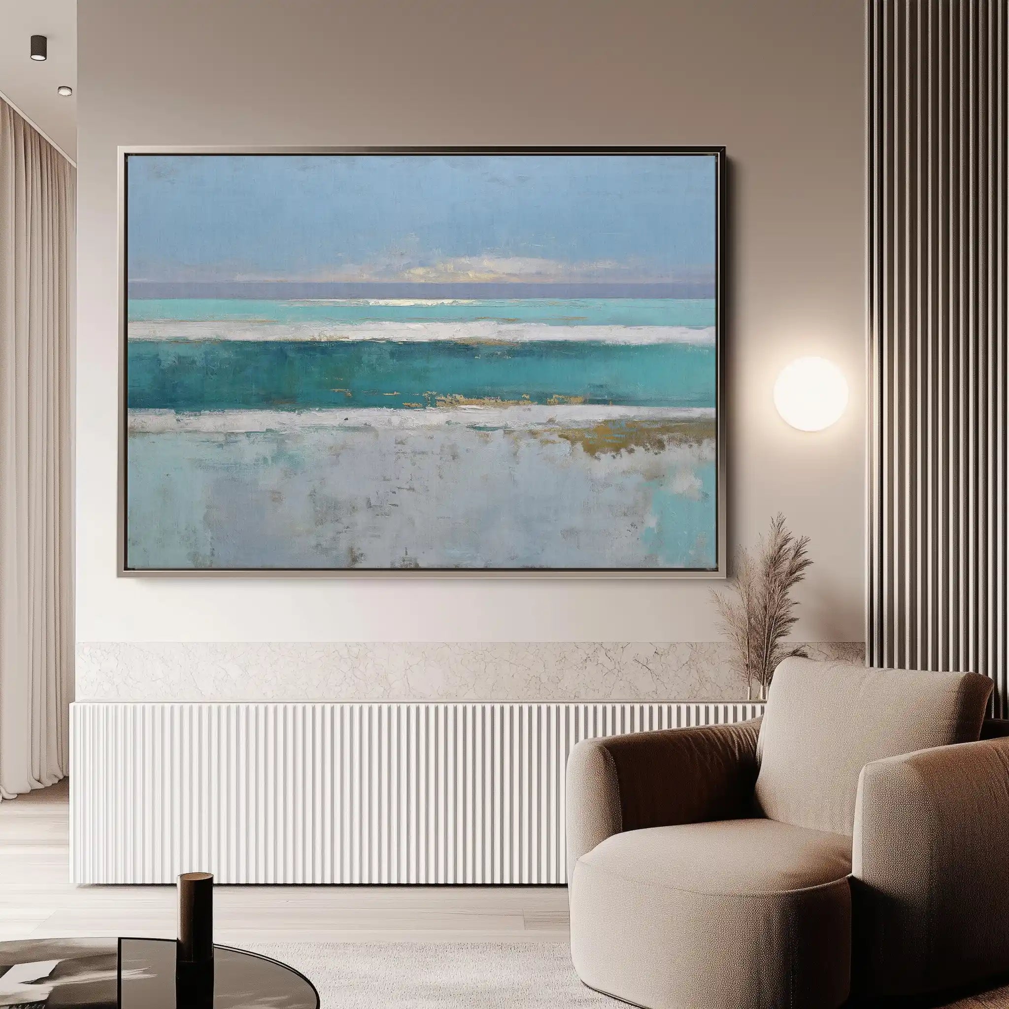 Abstract 1662 Canvas Art 60 x 40 cm / Stretched on hidden frame