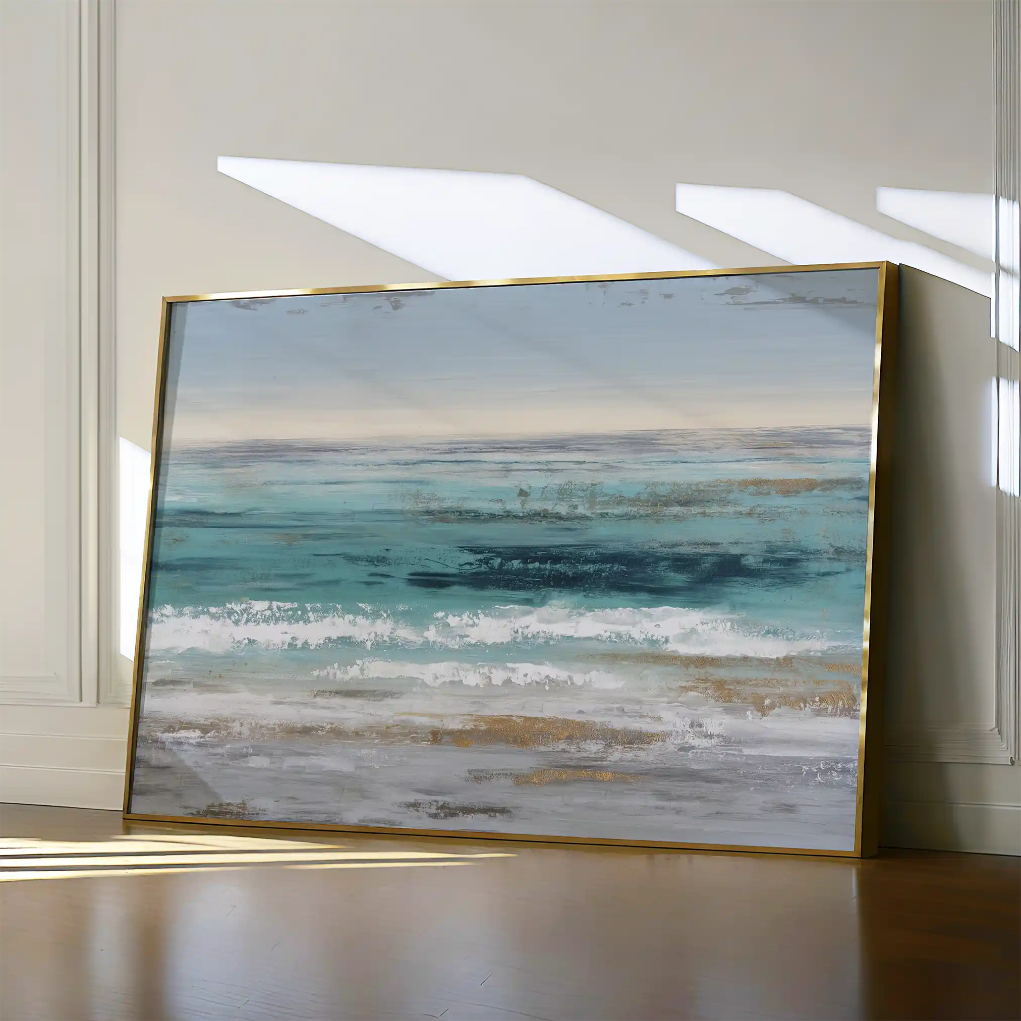 Abstract 1663 Canvas Art 60 x 40 cm / Stretched on hidden frame