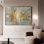 Abstract 1665 Canvas Art 60 x 40 cm / Stretched on hidden frame