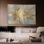 Abstract 1665 Canvas Art 60 x 40 cm / Stretched on hidden frame