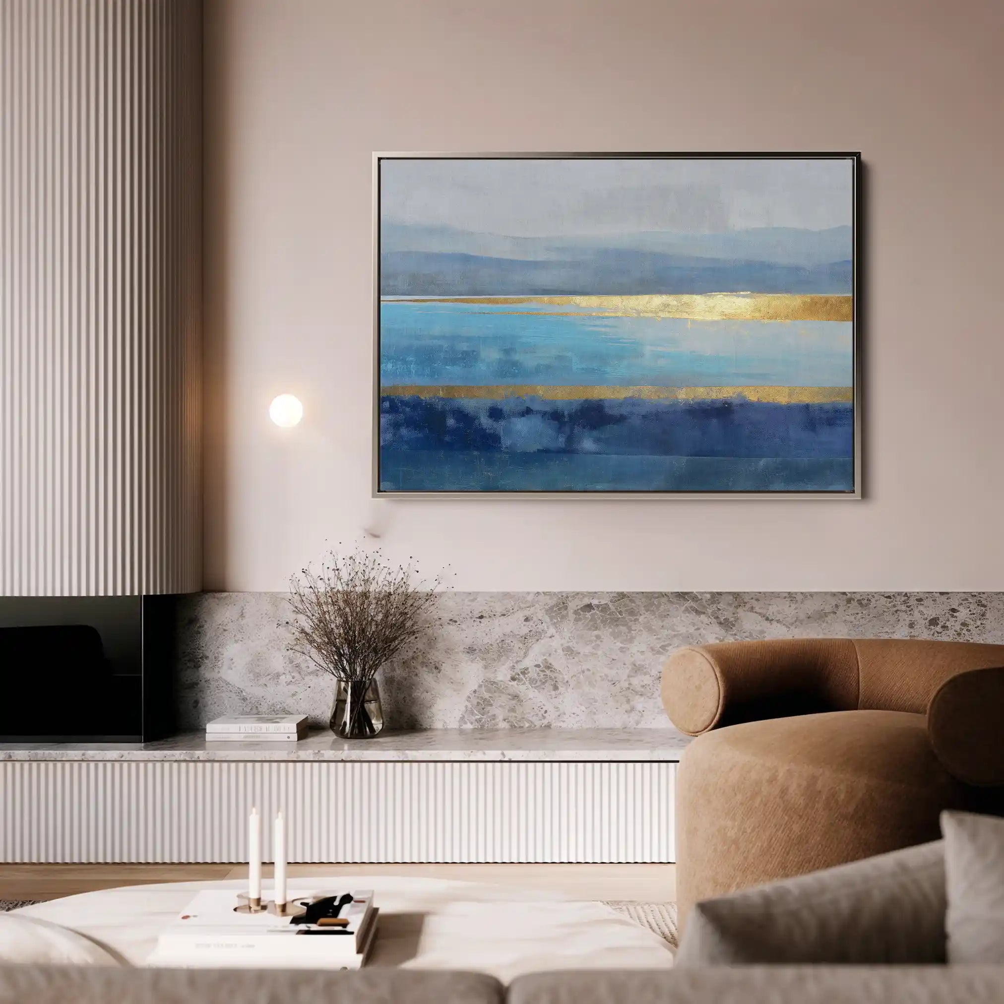 Abstract 1667 Canvas Art 60 x 40 cm / Stretched on hidden frame